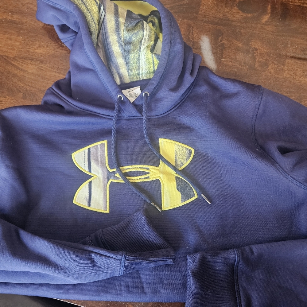 Under Armour Blue and Yellow Sweatshirt